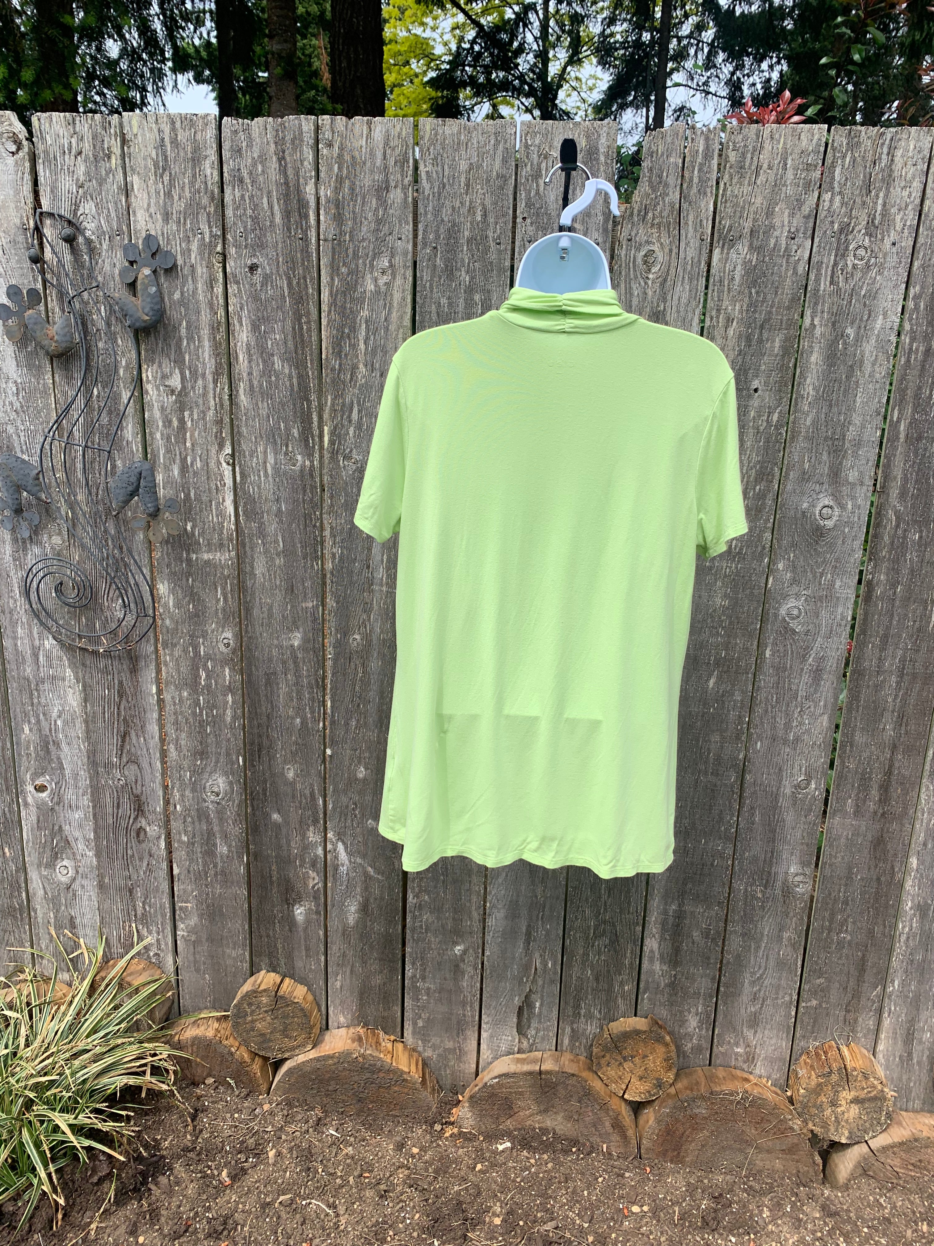 Size M Cleo Lime Green Cardigan