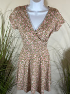 Rebel Sugar Faux Wrap Dress