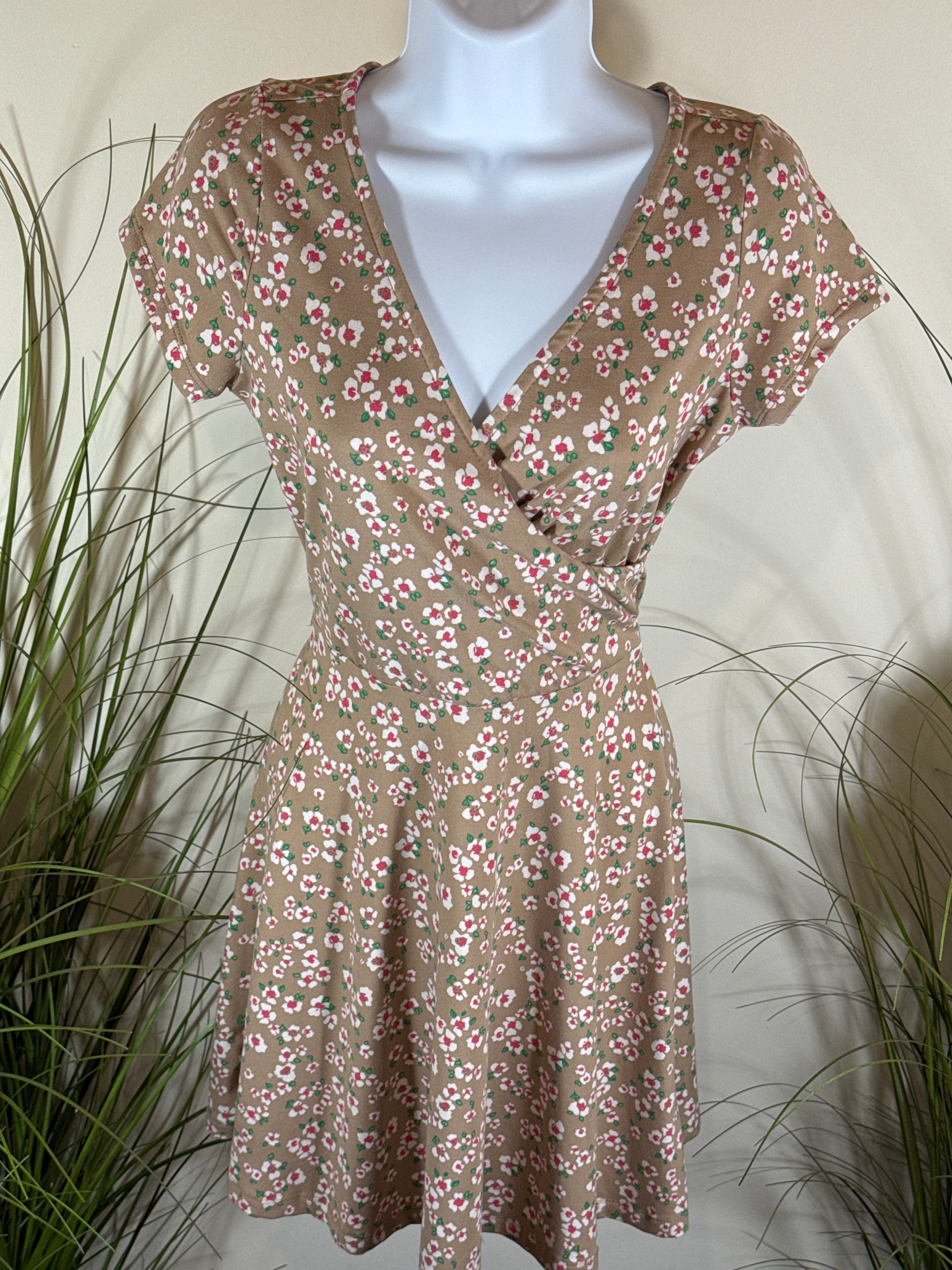 Rebel Sugar Faux Wrap Dress
