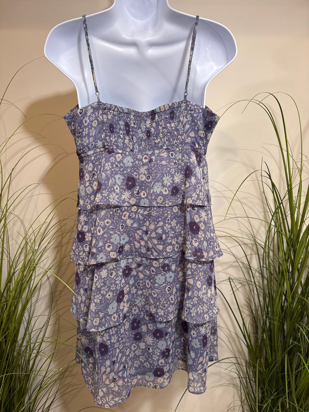 AMERICAN EAGLE OUTFITTERS WATERFALL SPAGHETTI STRAP DRESS - Consigned with VARDO Vintage & Valuables vvvardo.ca