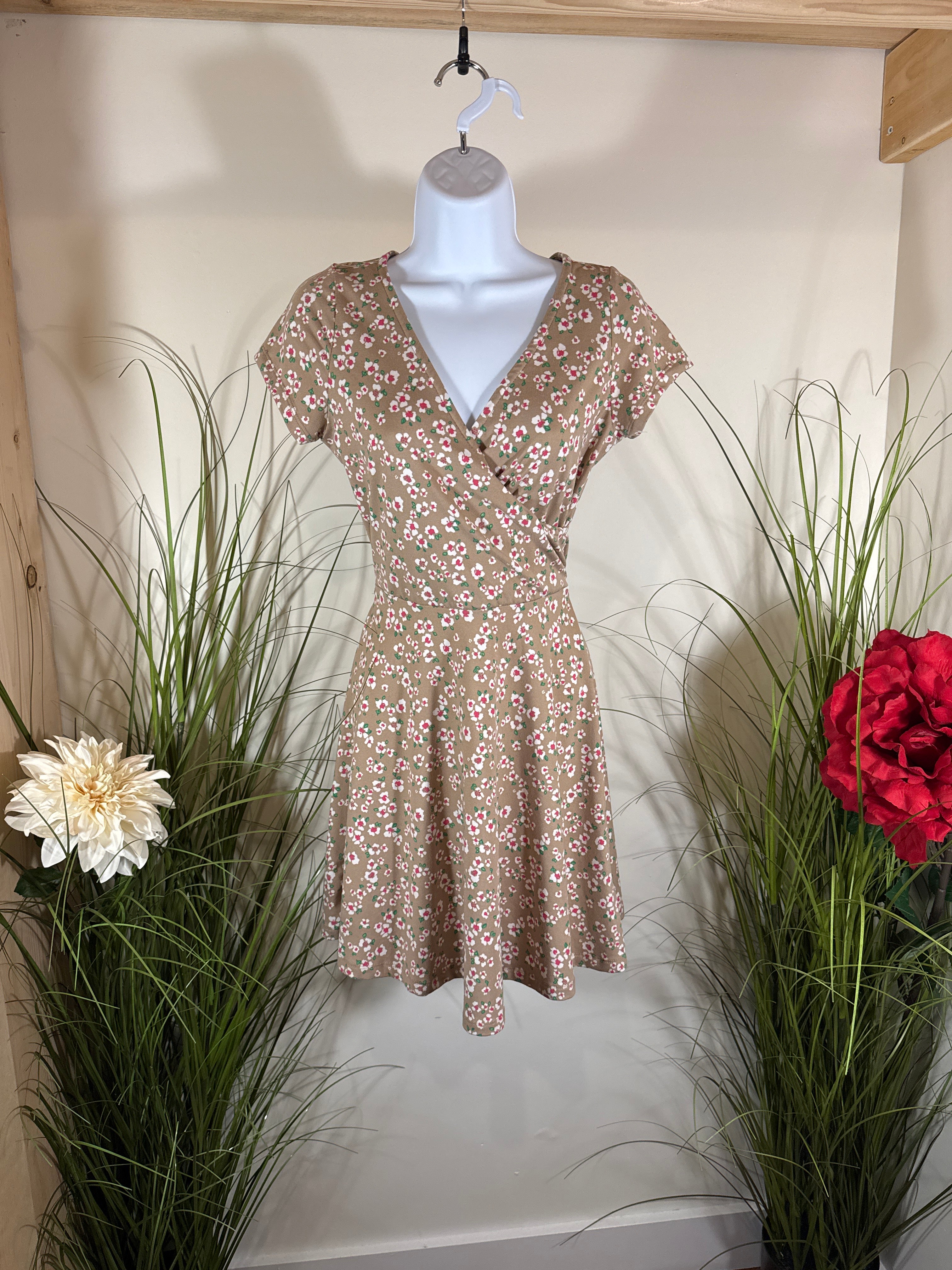 Rebel Sugar Faux Wrap Dress