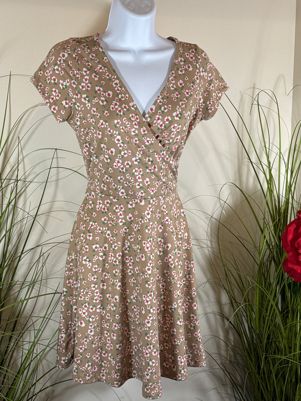 Rebel Sugar Faux Wrap Dress