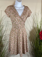 Rebel Sugar Faux Wrap Dress