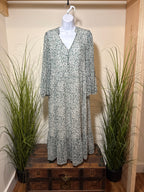 Reitmans Floral Puff Sleeved Dress