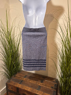 Nikibiki Stretch pencil skirt- Blue