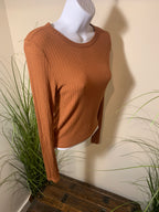 Size S Streetwear Society Ribbed Long Sleeve T-Shirt