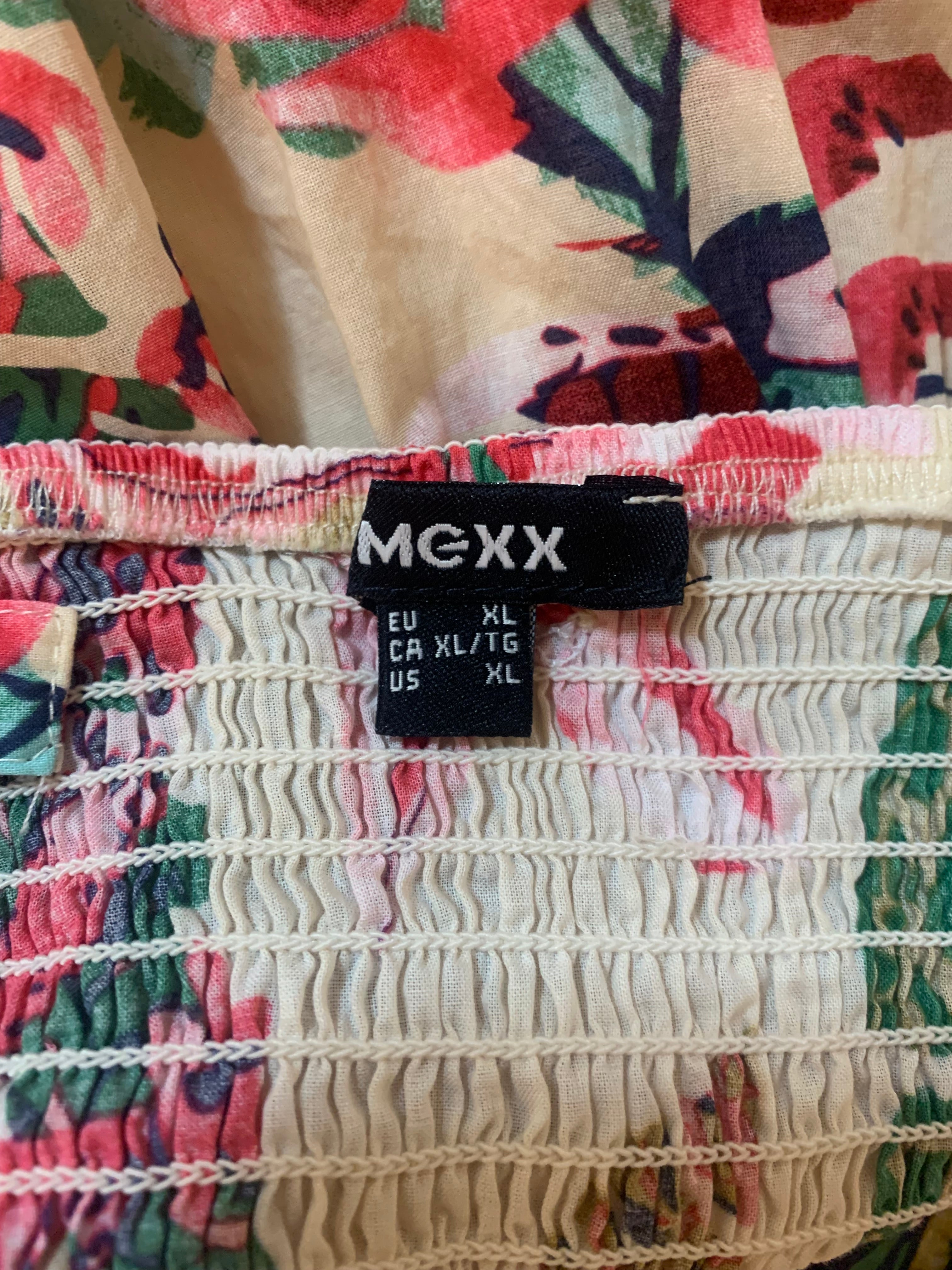 Size XL Mexx Spaghetti Strap Floral Flowy Summer Dress