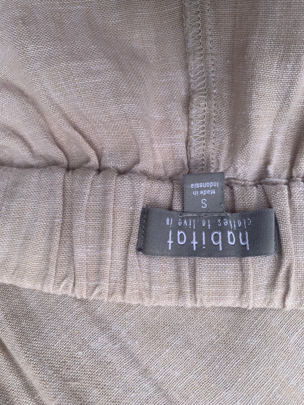 Size S Habitat Clothes to Live In Linen Blend Boho Pants
