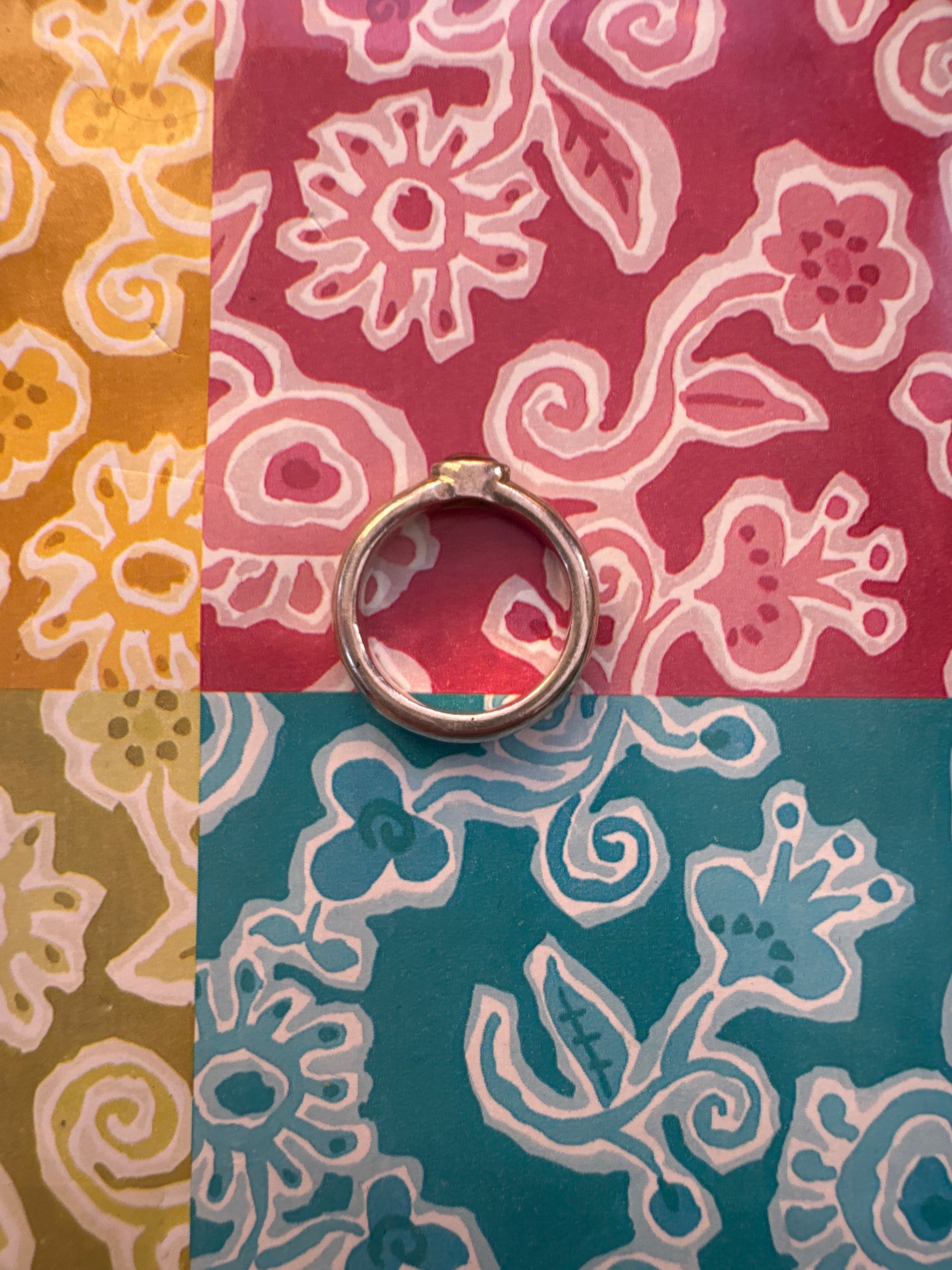 Ring rose quartz