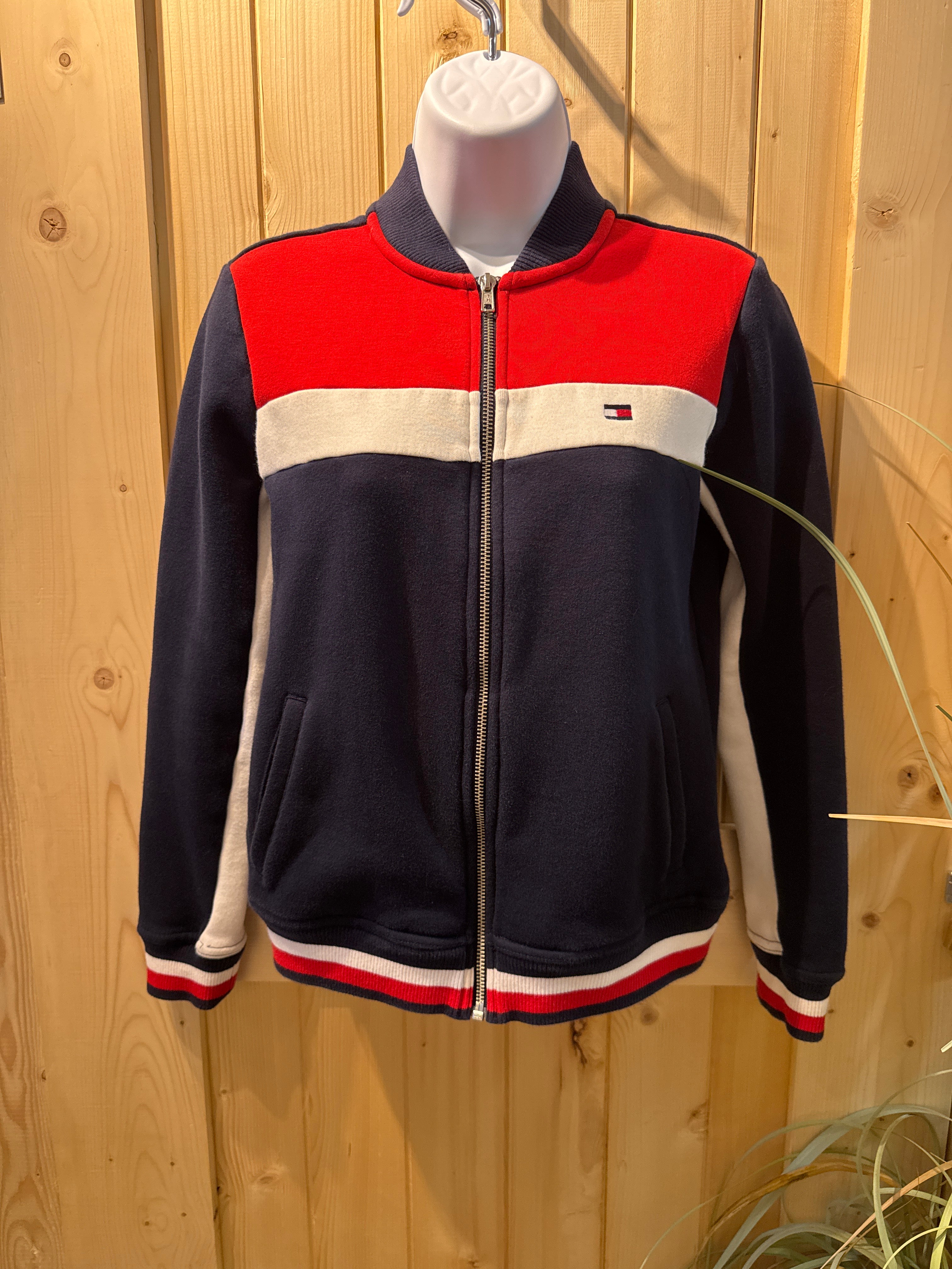 90's Vintage Tommy Hilfiger Zip Up Track Jacket