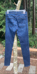 Size 27R AG Adriano Goldschmied blue jeans