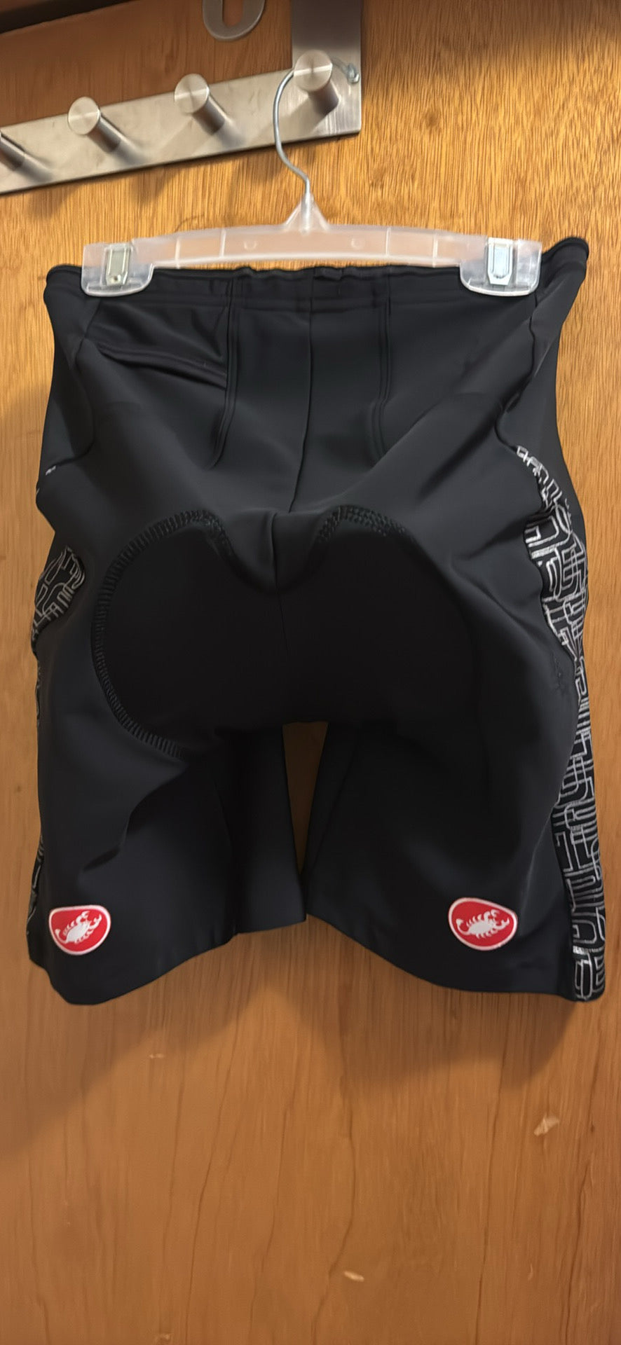 Size M Castelli Black Bike Shorts with Padding