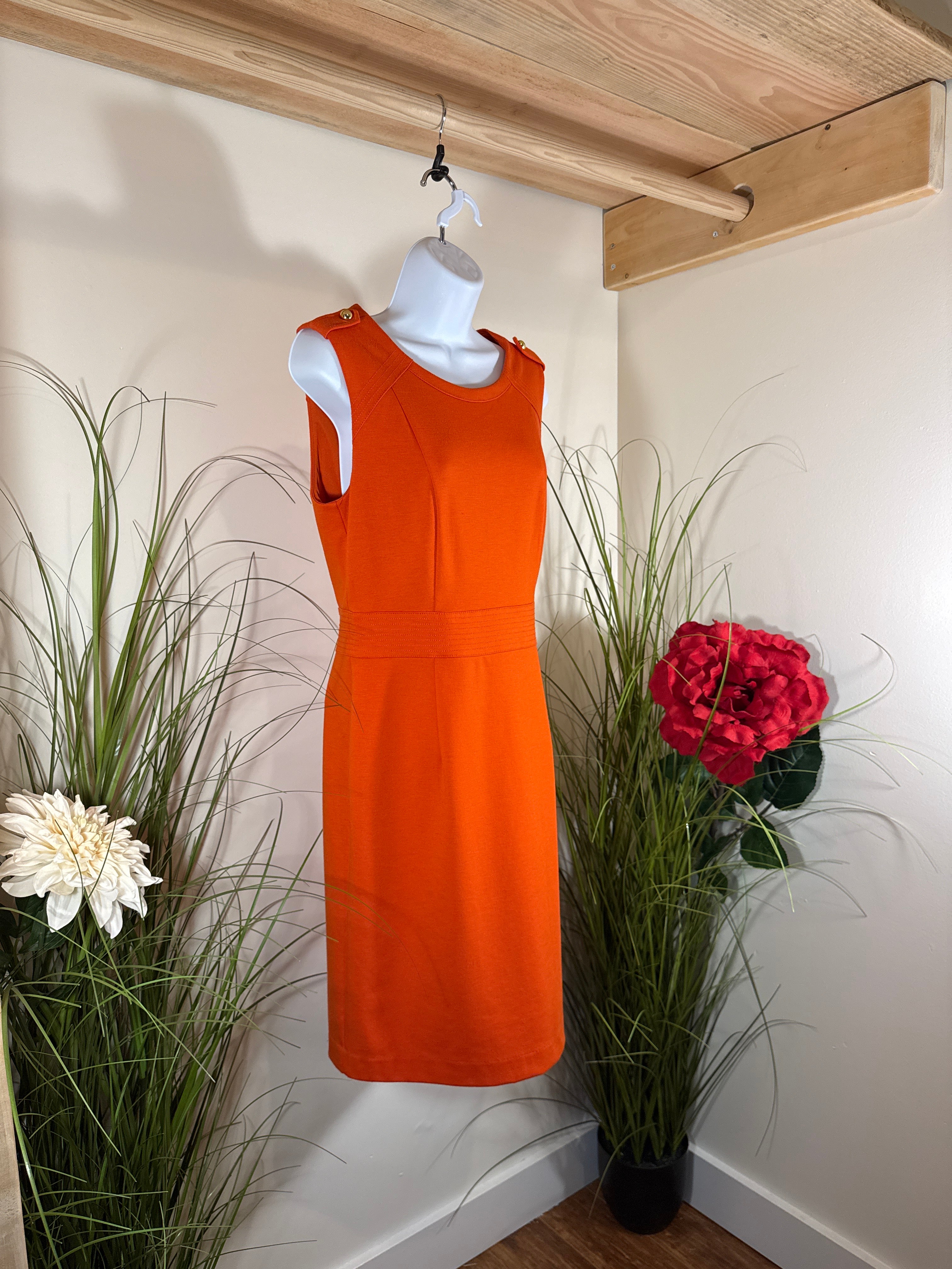 Banana Republic Orange Sheath Dress