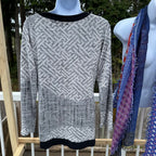 Size M Papa Vancouver Lagenlook V-Neck Sweater
