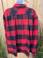 Natural Reflections Red & Black Flannel Shirt