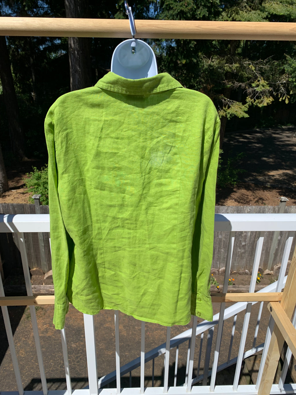Linen collared shirt by Current (Reduced)