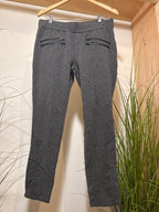 Vintage Y2K Suzy sheer zipper embellished tailored fit pants.