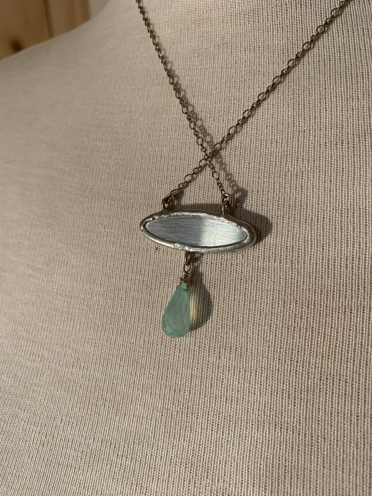 Artisan Stained Glass Pendant Necklace