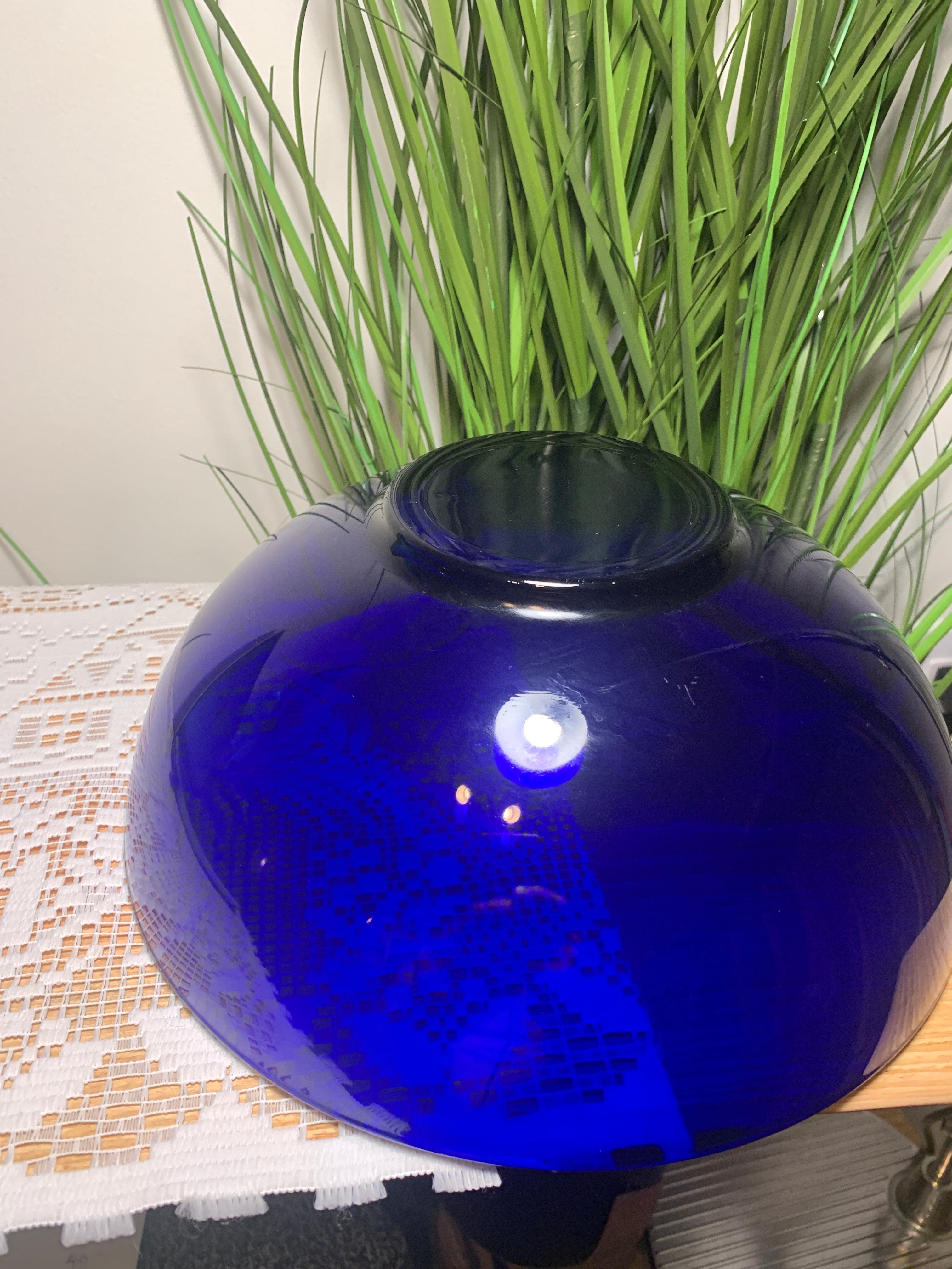 Blue Glass Bowl