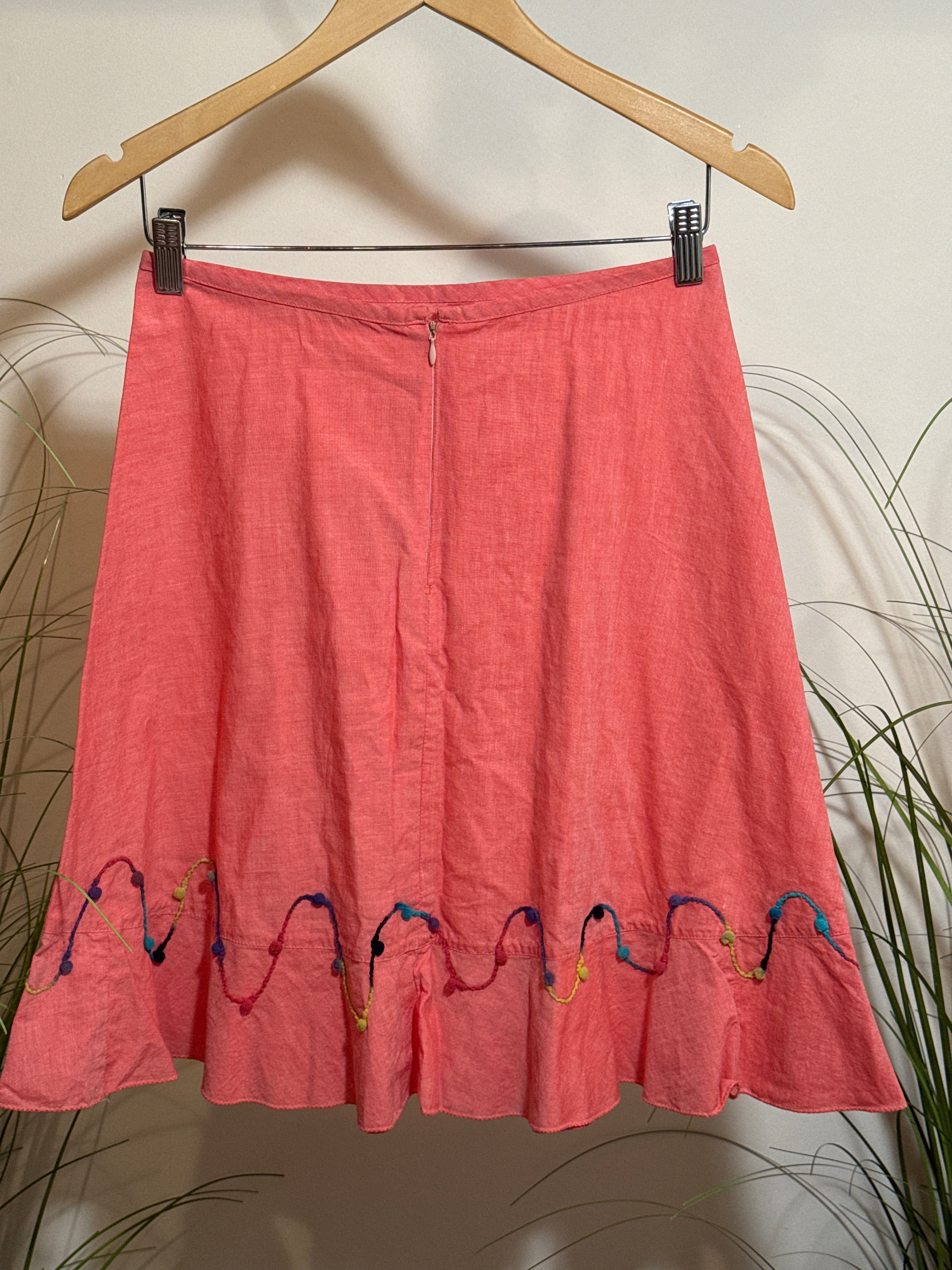 A-Line Skirt- Ruffled Hem