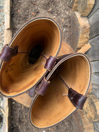 Size 6 Women Boulet Genuine Leather Cowboy Boots Made in Canada