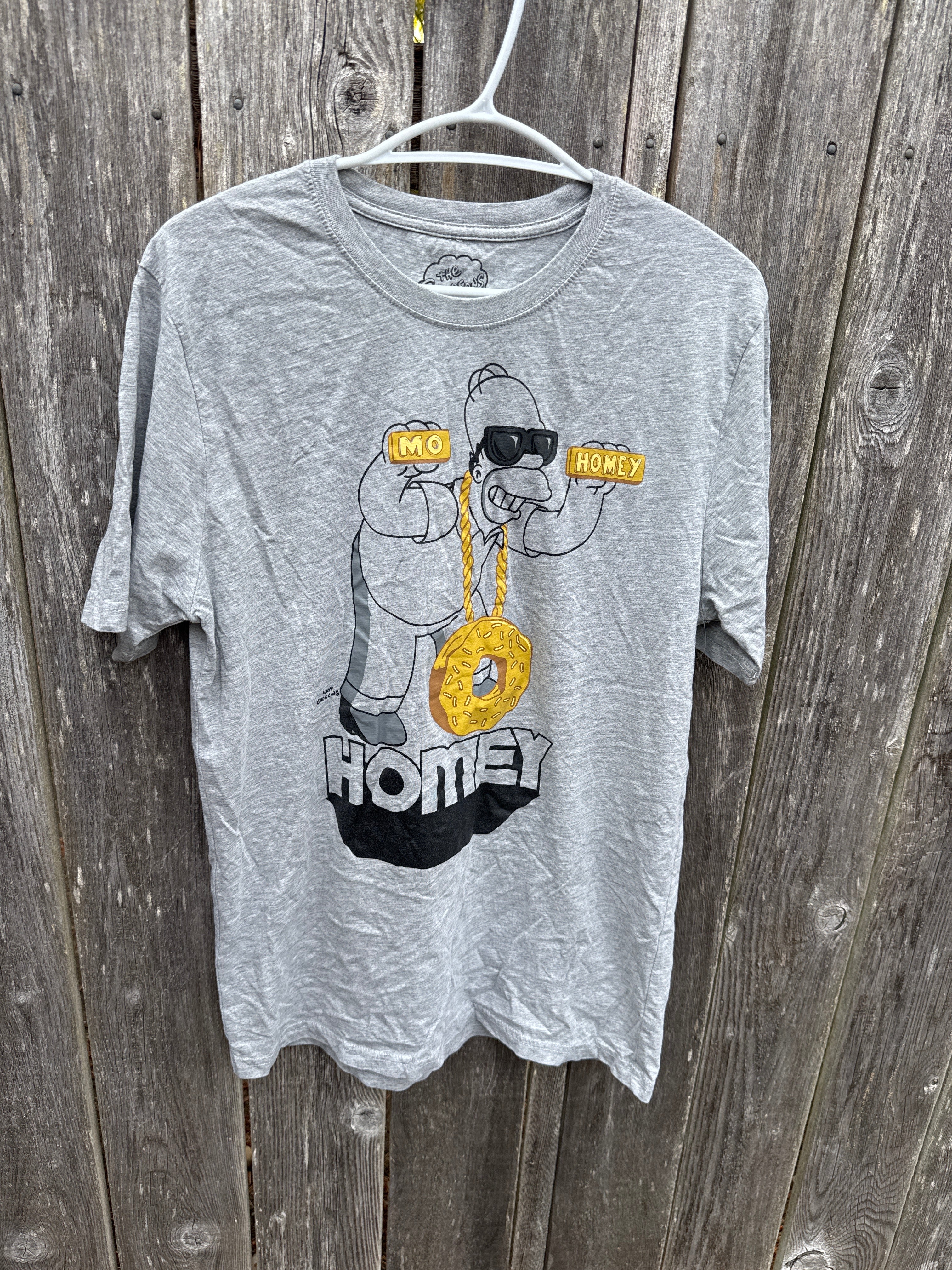 Homer Simpson Grey T-shirt