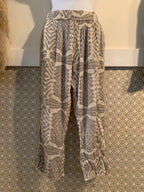 Size S Ripcurl 100% Viscose Boho Laces Legs Tapered Drawstring Pants
