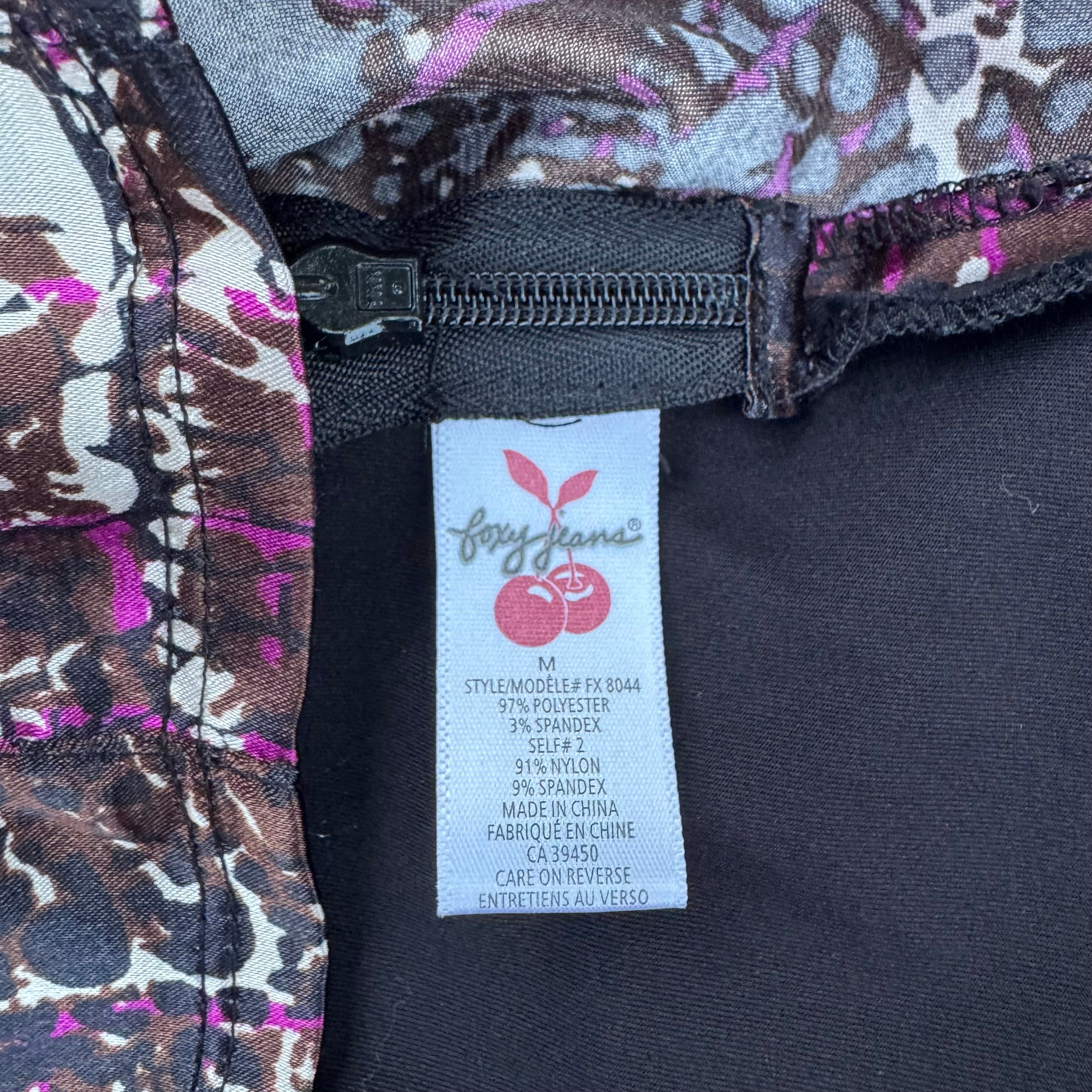 Vintage Y2K Foxy Jeans Blouse Size M