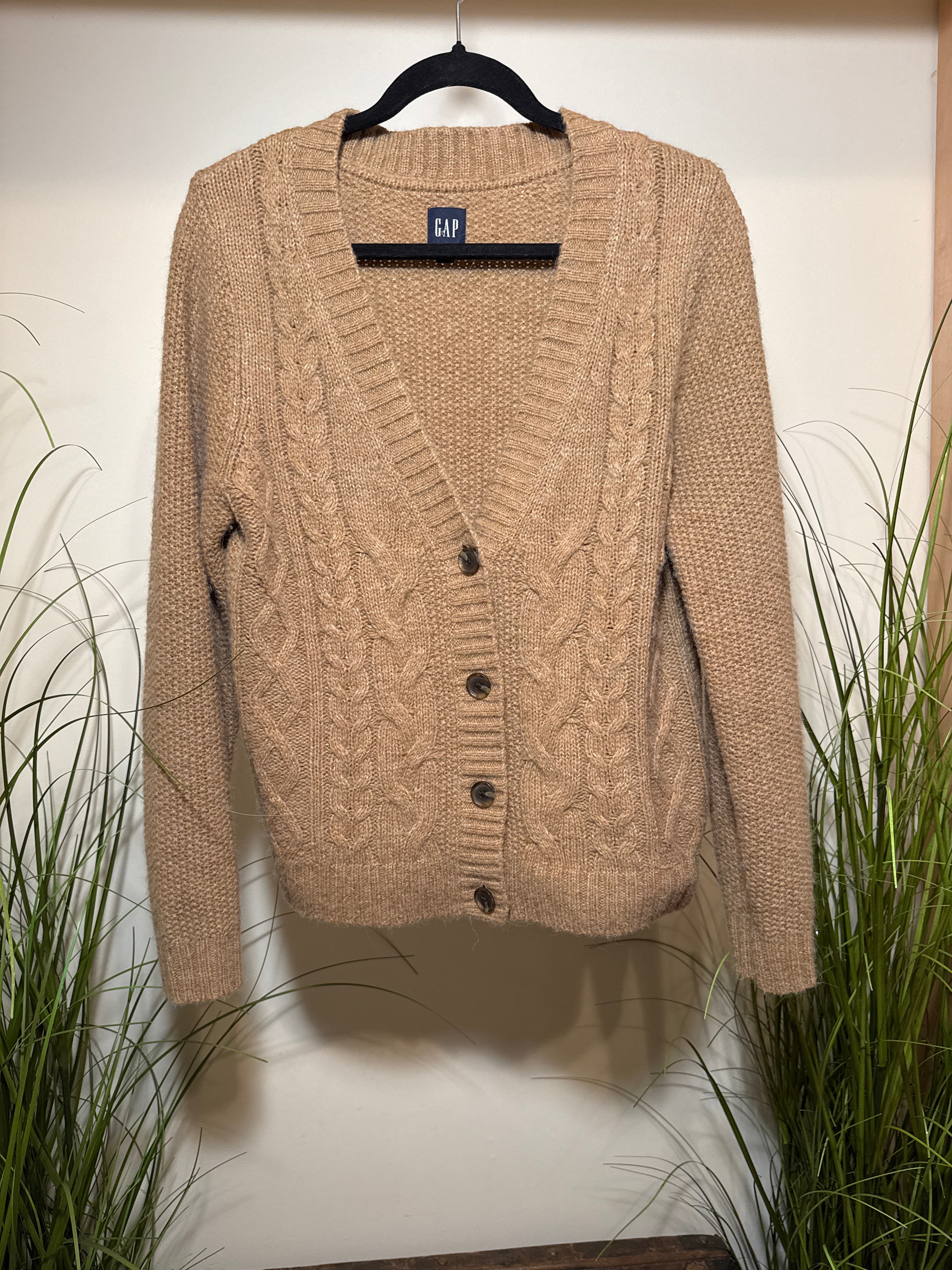 Cable-Knit Cardigan by Gap