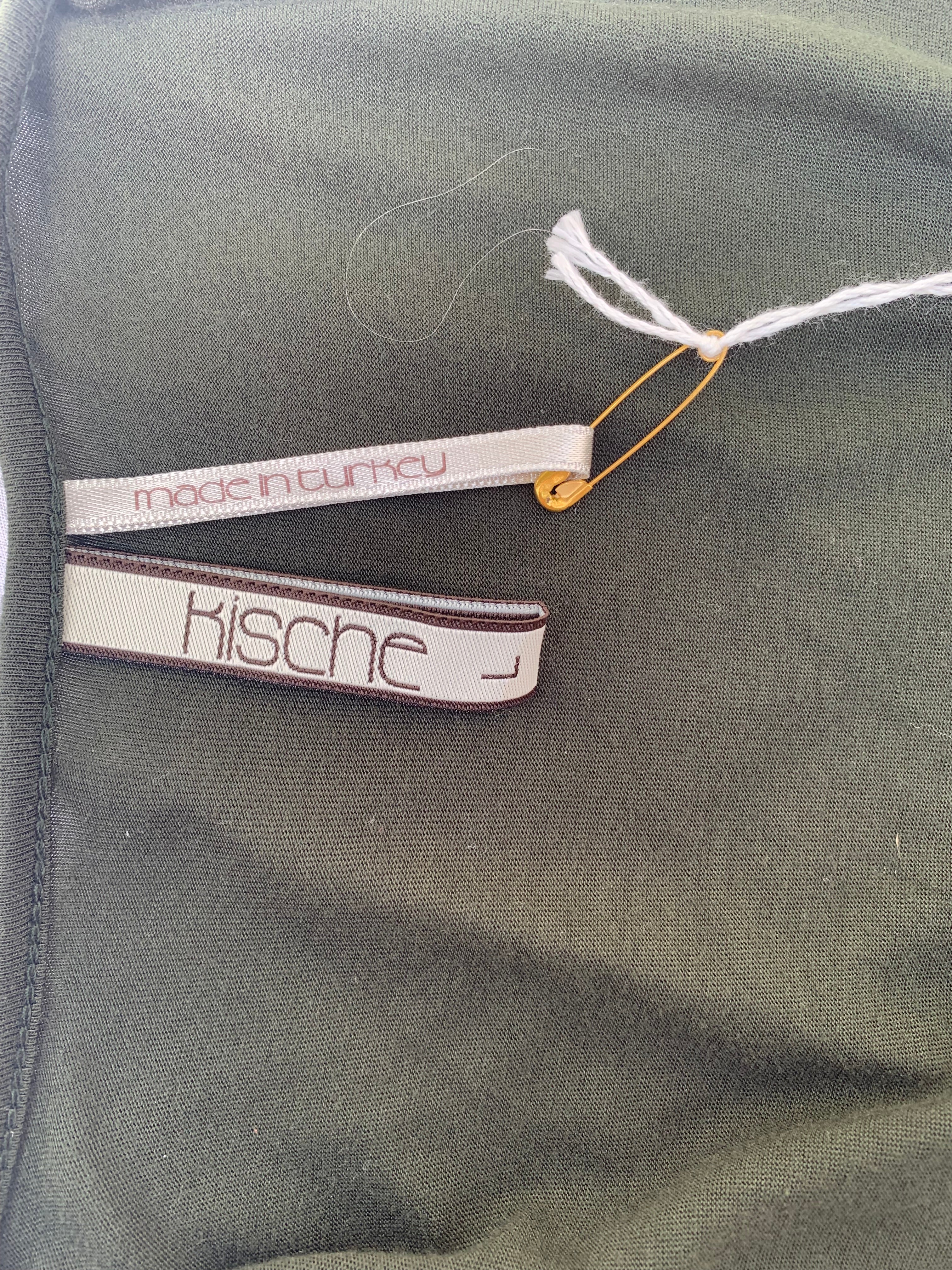 Kische sleeveless top with sequence yoke