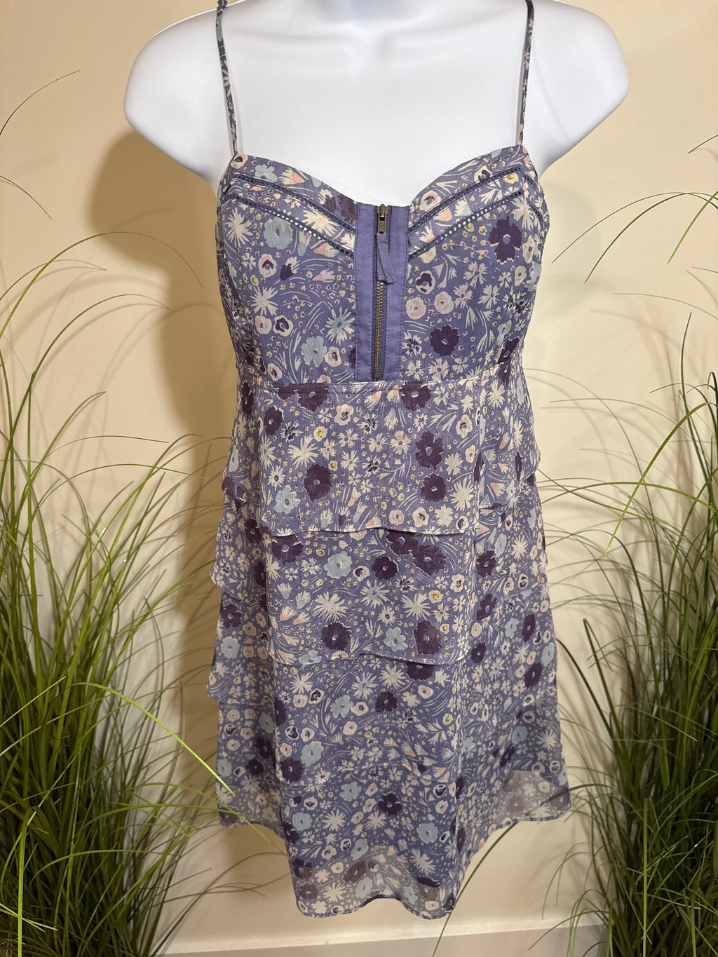 AMERICAN EAGLE OUTFITTERS WATERFALL SPAGHETTI STRAP DRESS - Consigned with VARDO Vintage & Valuables vvvardo.ca