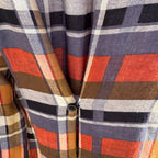 Plaid Rayon Dress Size L