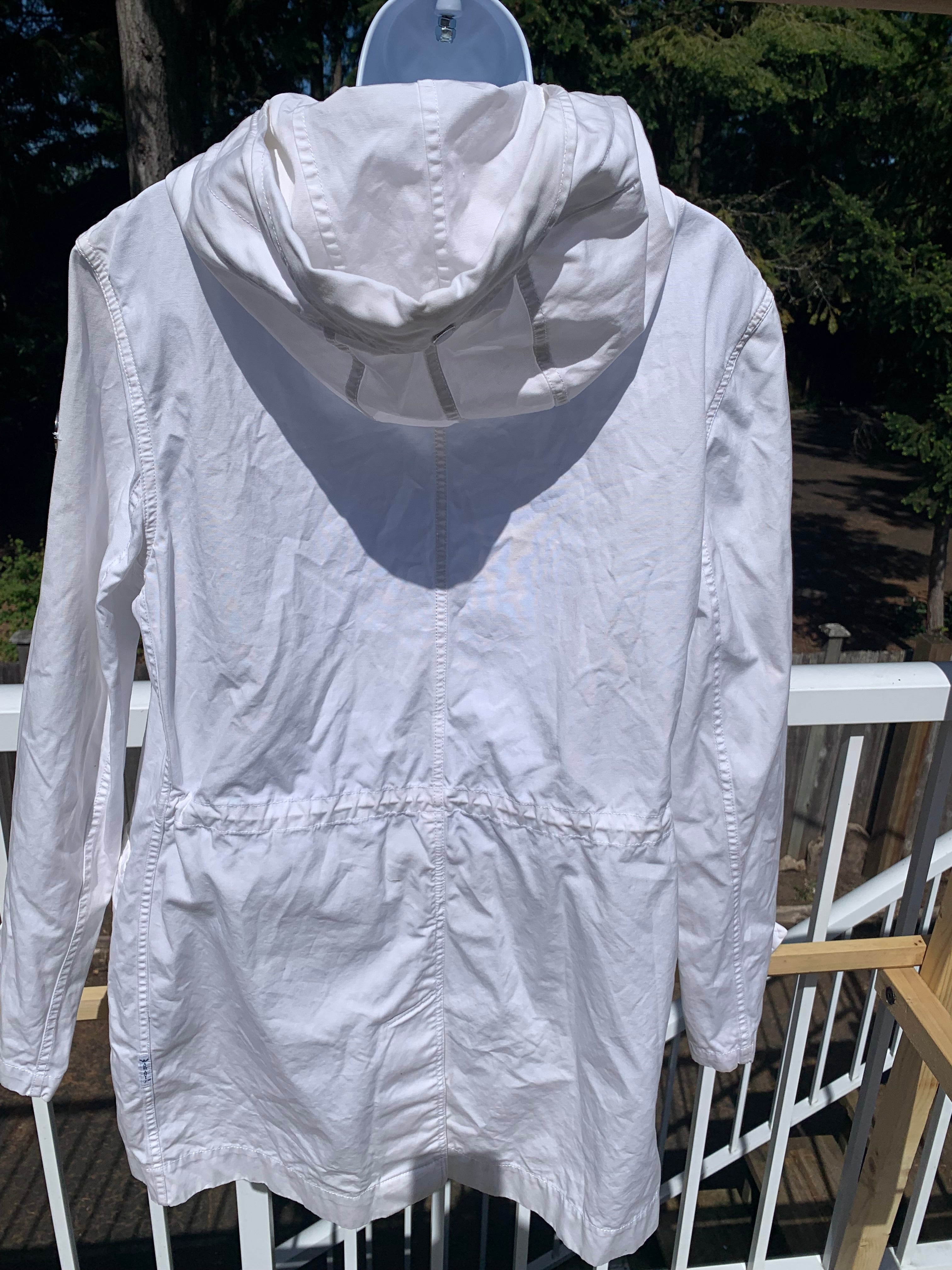 Armani Jeans Hooded White Jacket