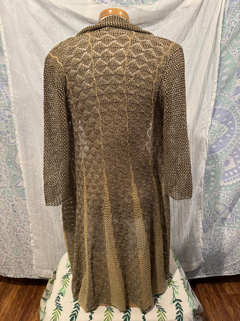 Size M Bellissima Fashions Knit Long Cardigan