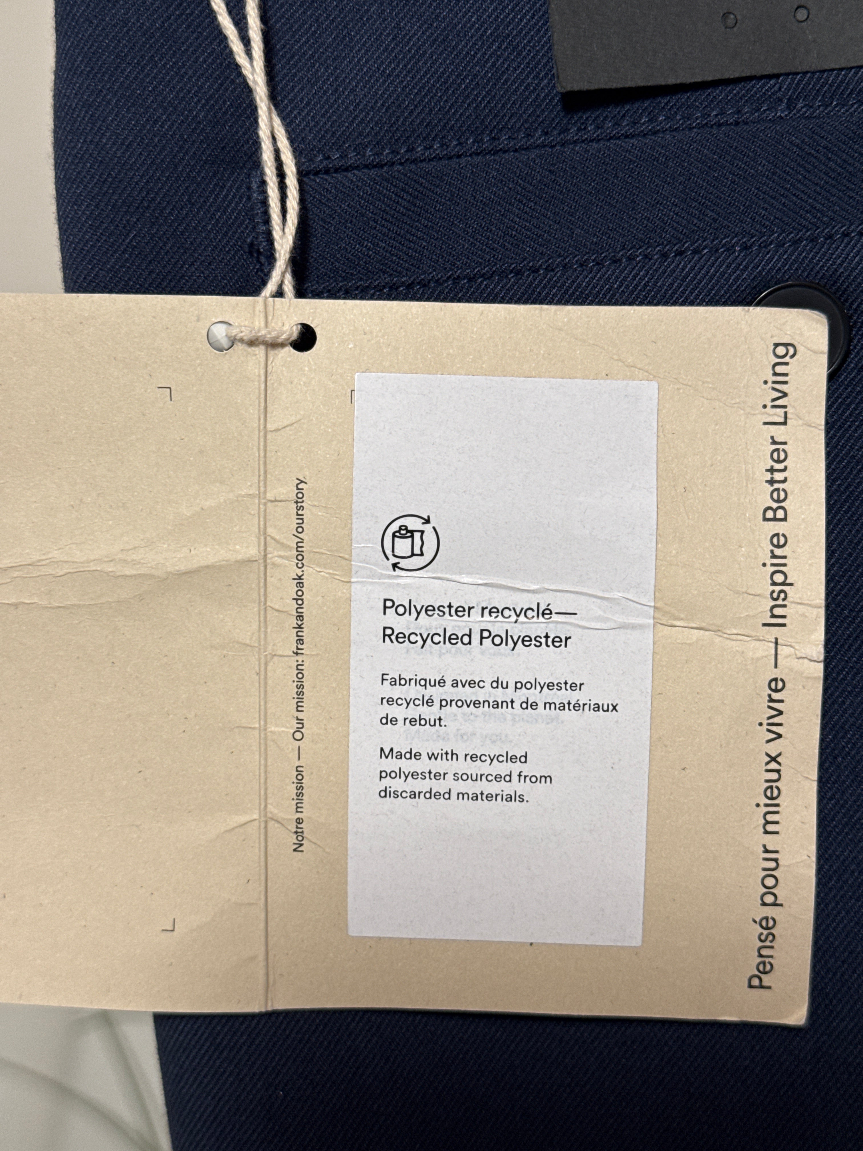 Frank & Oak Relaxed Tapered Fit- The Colin Pant