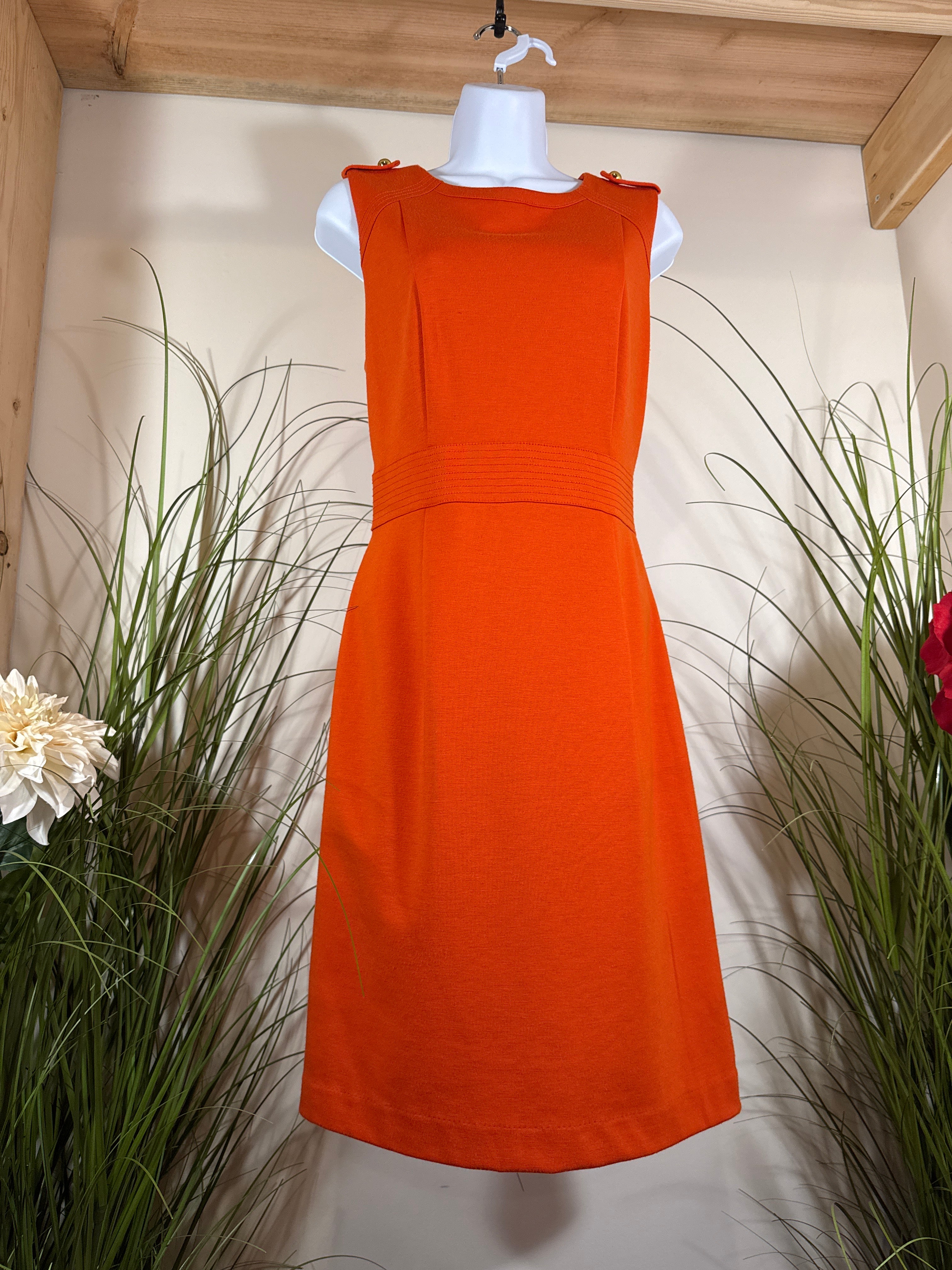 Banana Republic Orange Sheath Dress