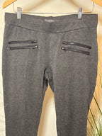 Vintage Y2K Suzy sheer zipper embellished tailored fit pants.