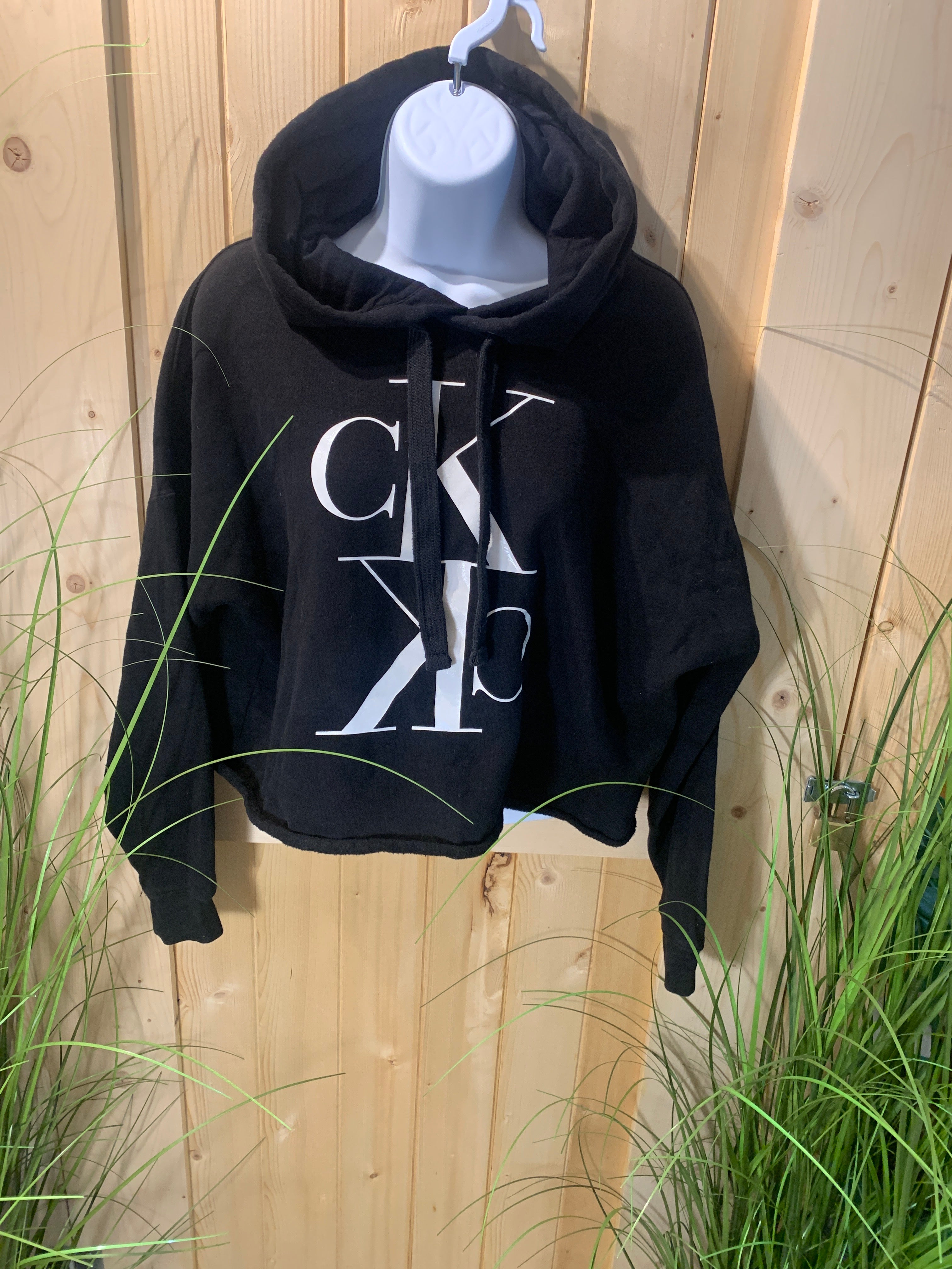 Size L Calvin Klein CK Cropped Hoodie