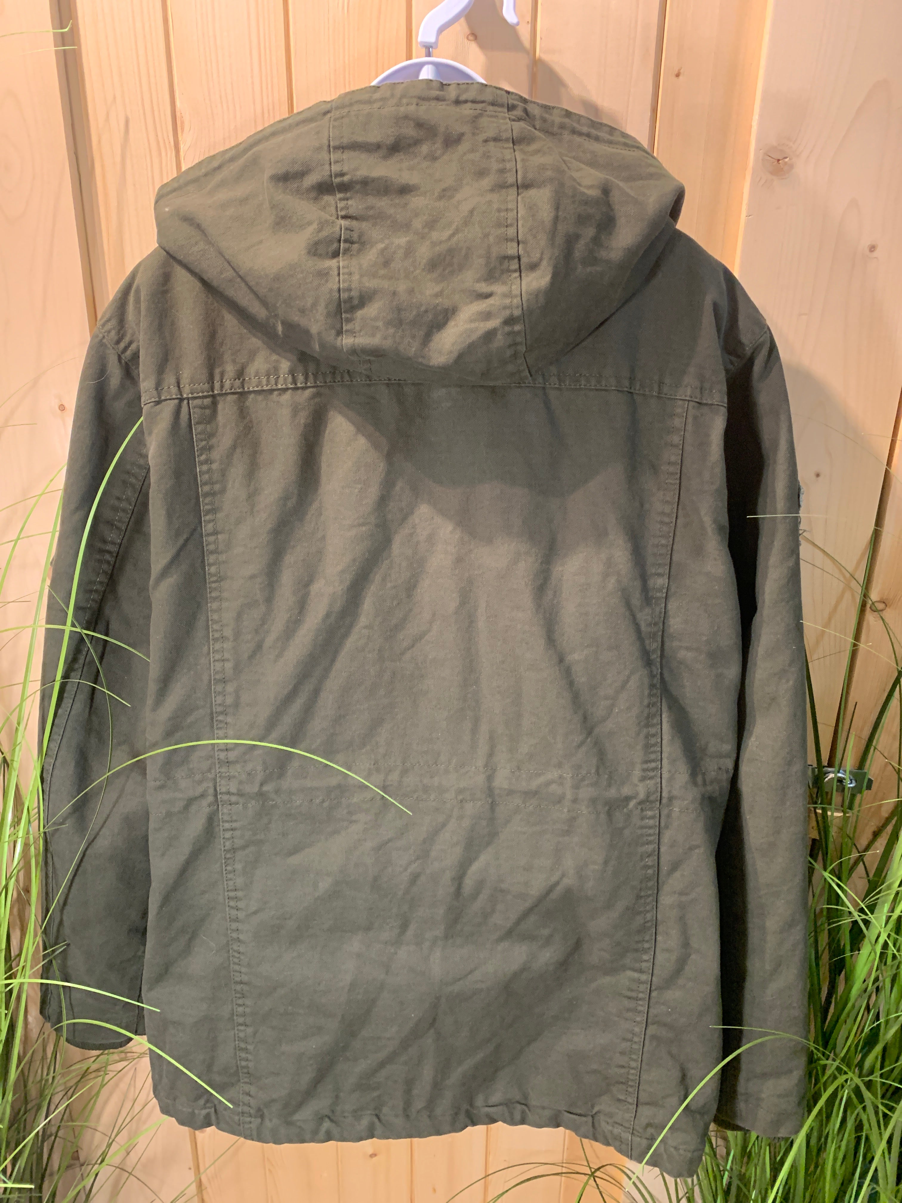 Genuine Product New Fashion Military Chic Removable Hooded Jacket