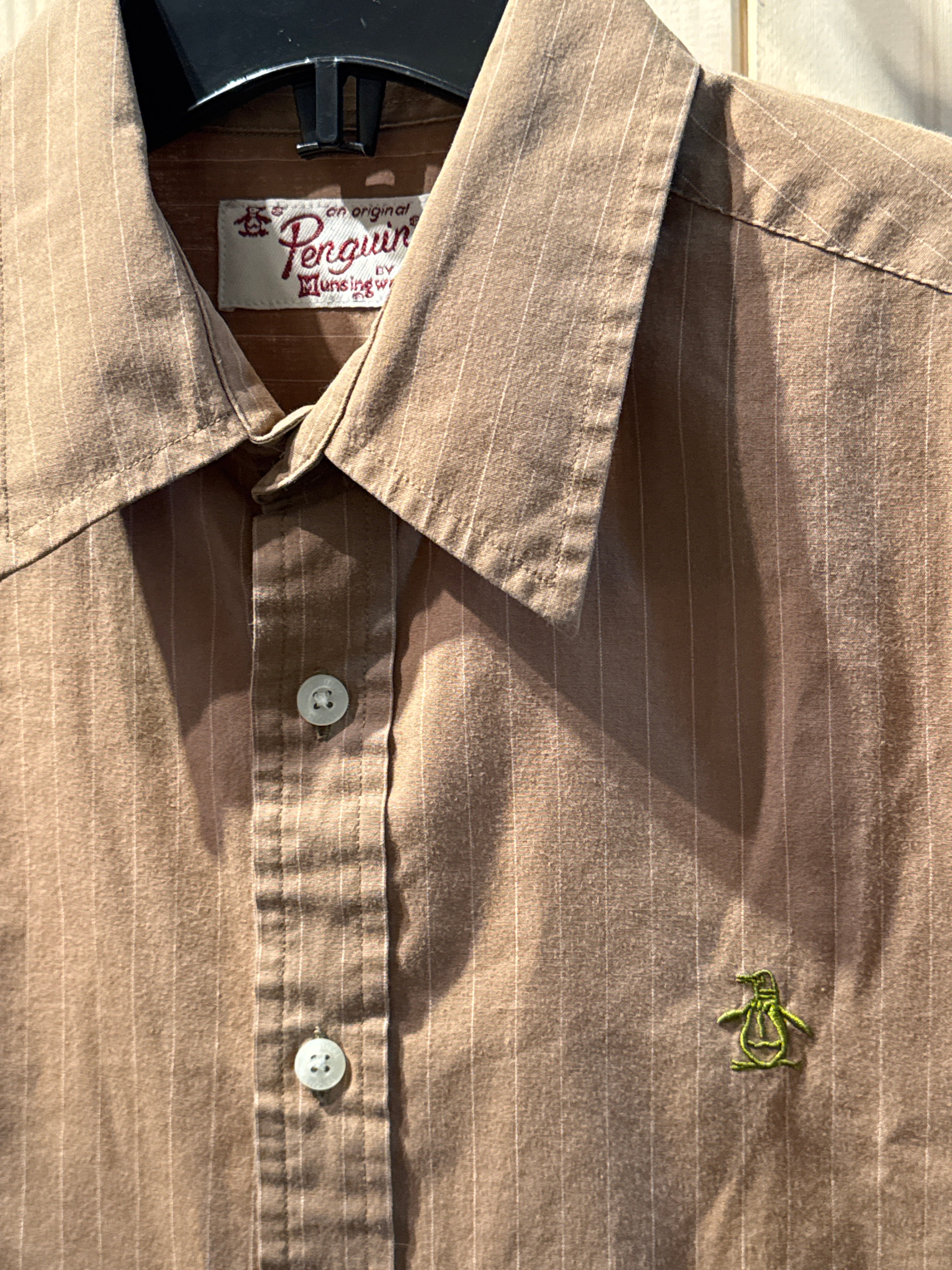 90's Vintage- an original Penguin by Munsingwear- Shortsleeved Shirt