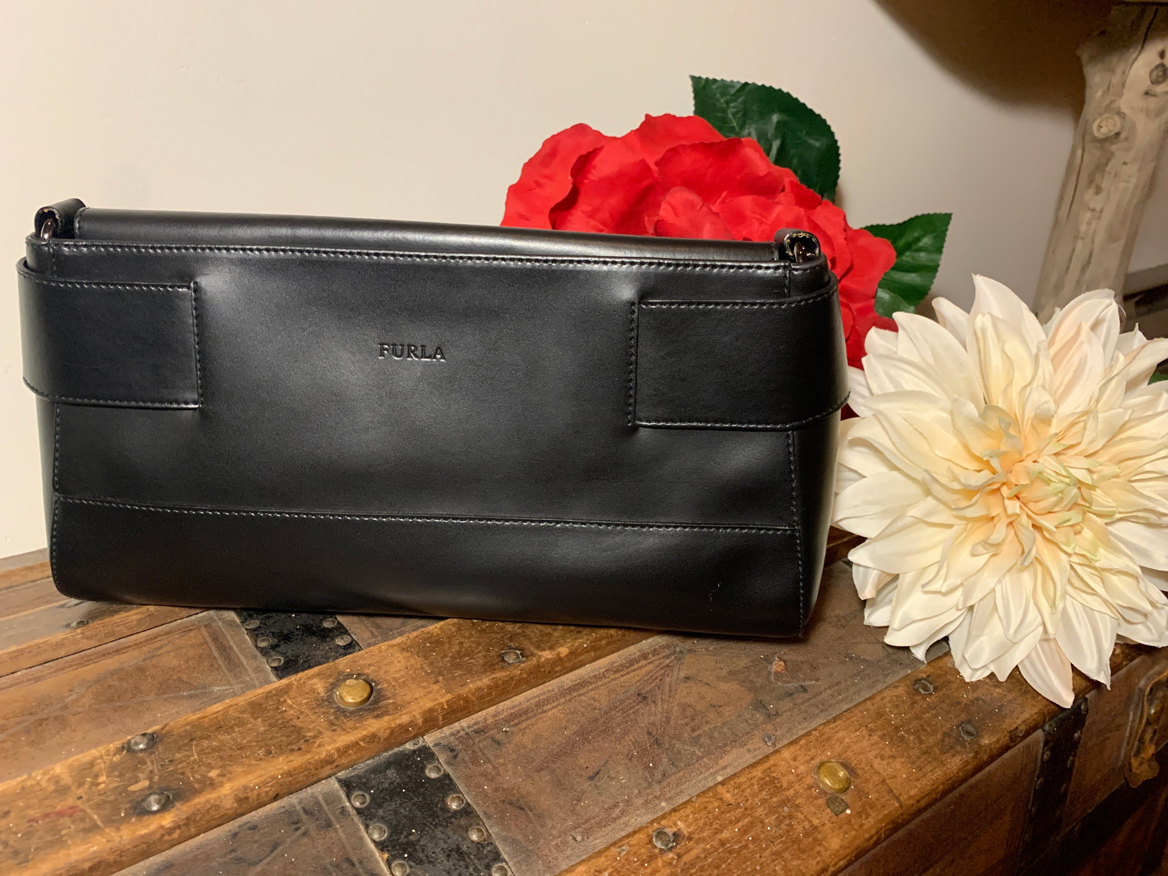 Vintage Furla Clutch Handbag