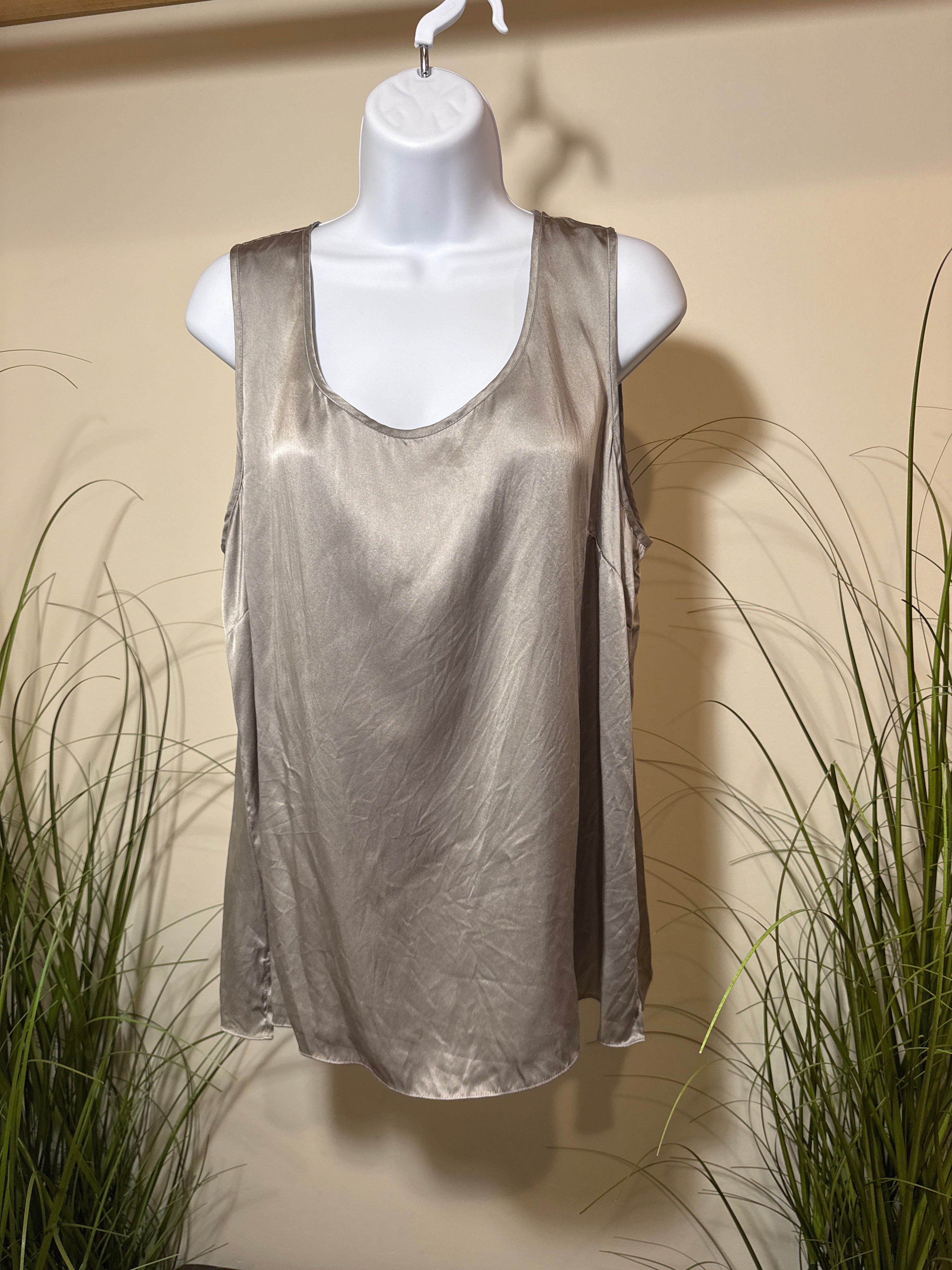 Talbots 100% silk fitted tank camisole Top