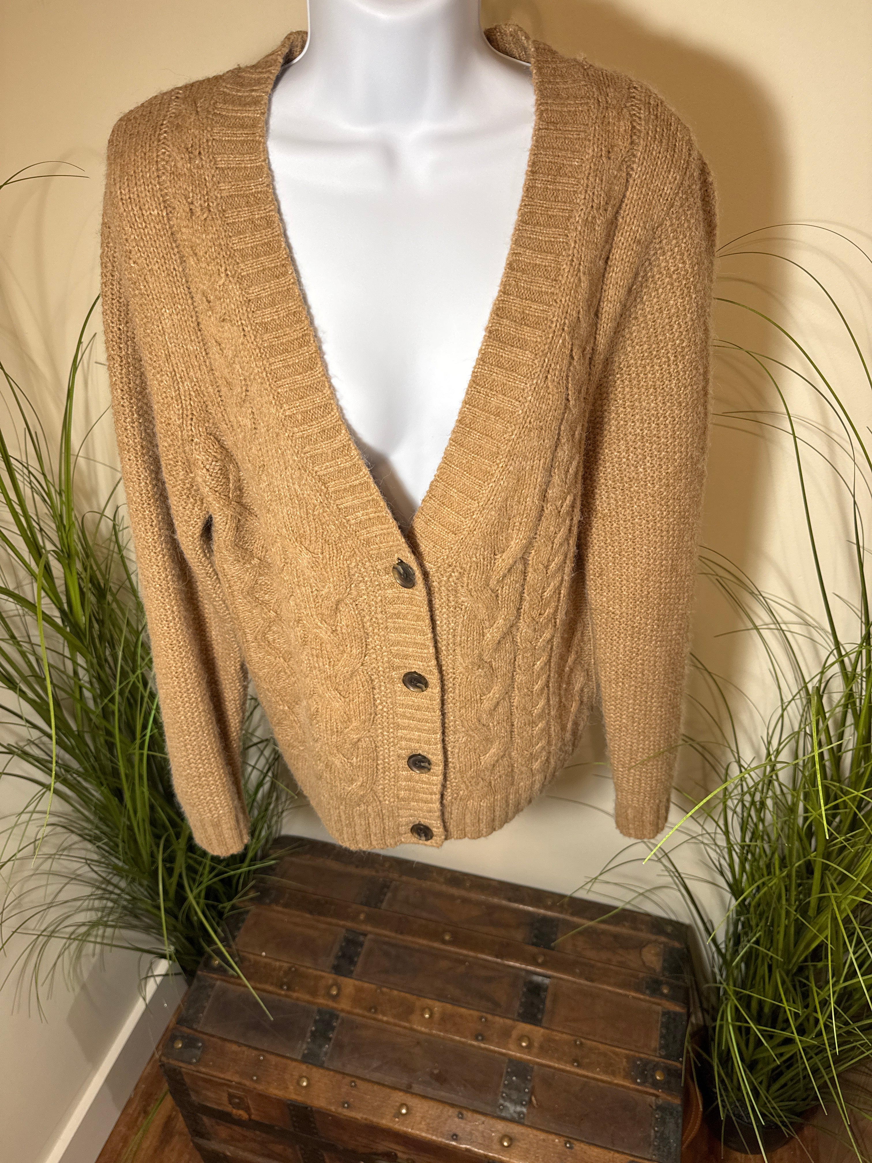 Cable-Knit Cardigan by Gap