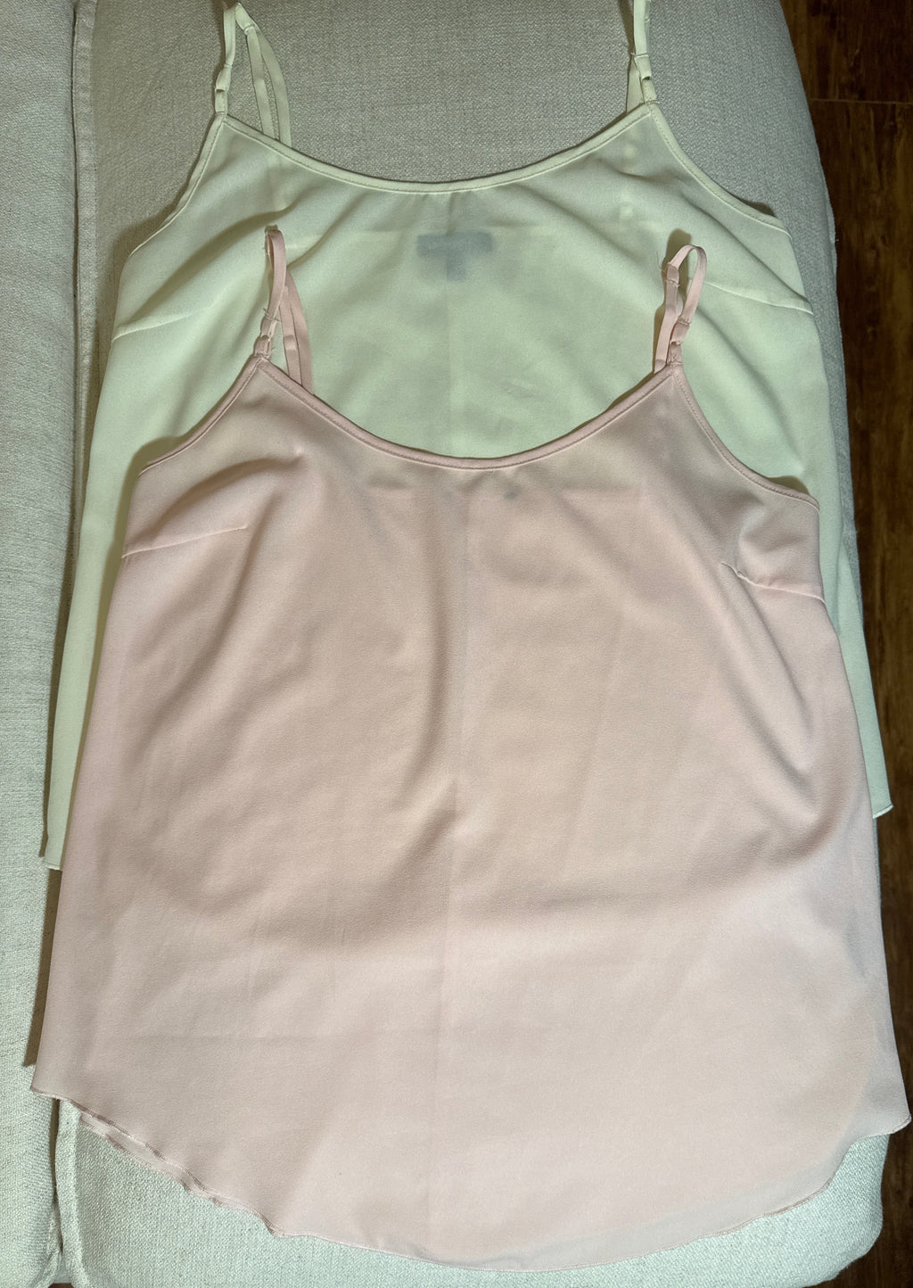 Le Château spaghetti strap camisole tops