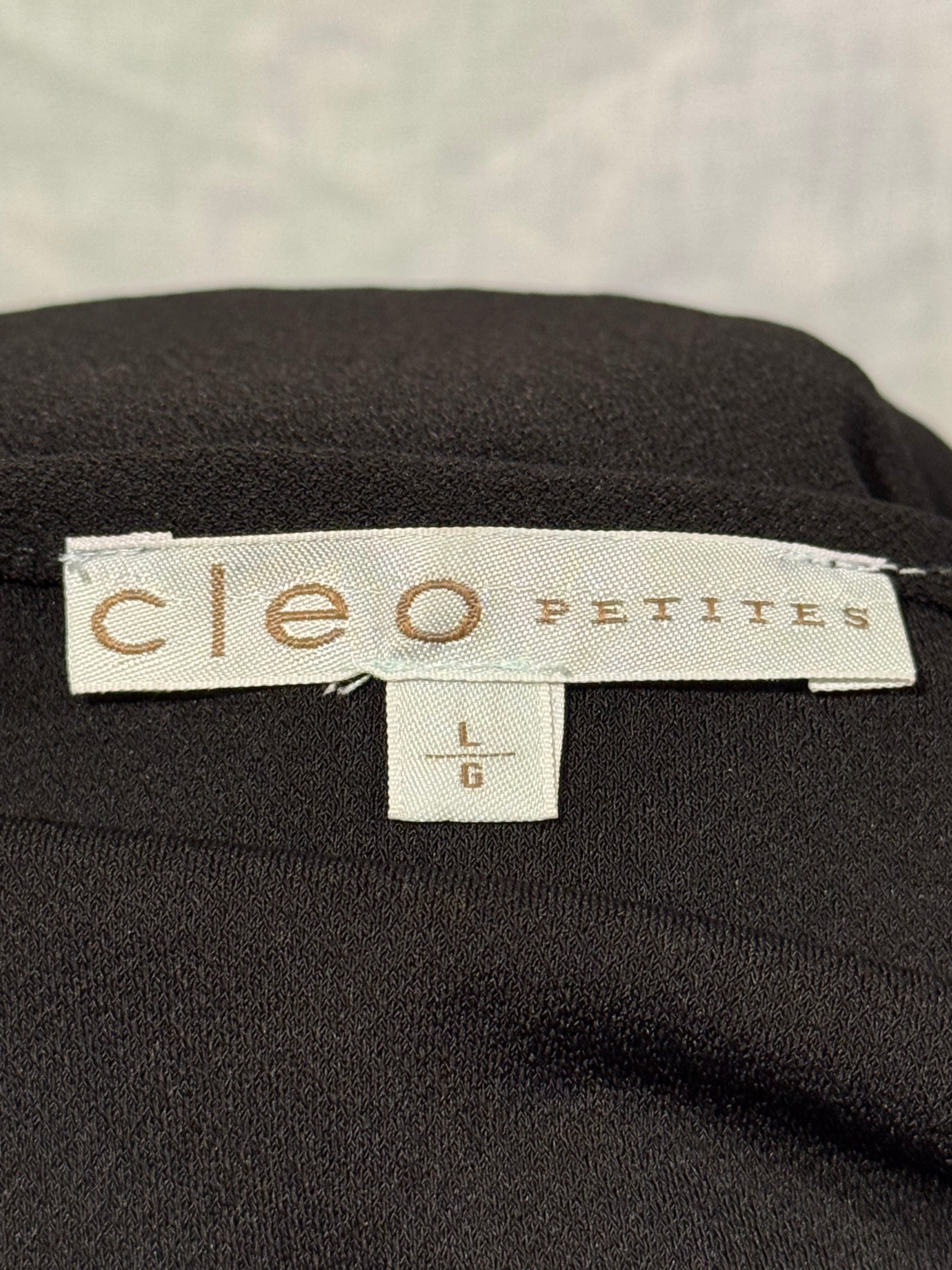 Size L Cleo Petite Rainbow Sequin Blouse