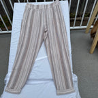 Striped Cotton Pants Size S