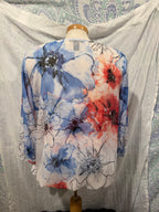 Size L Alfani Floral Long Sleeve Blouse