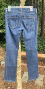 Size 6 Straight blue jeans