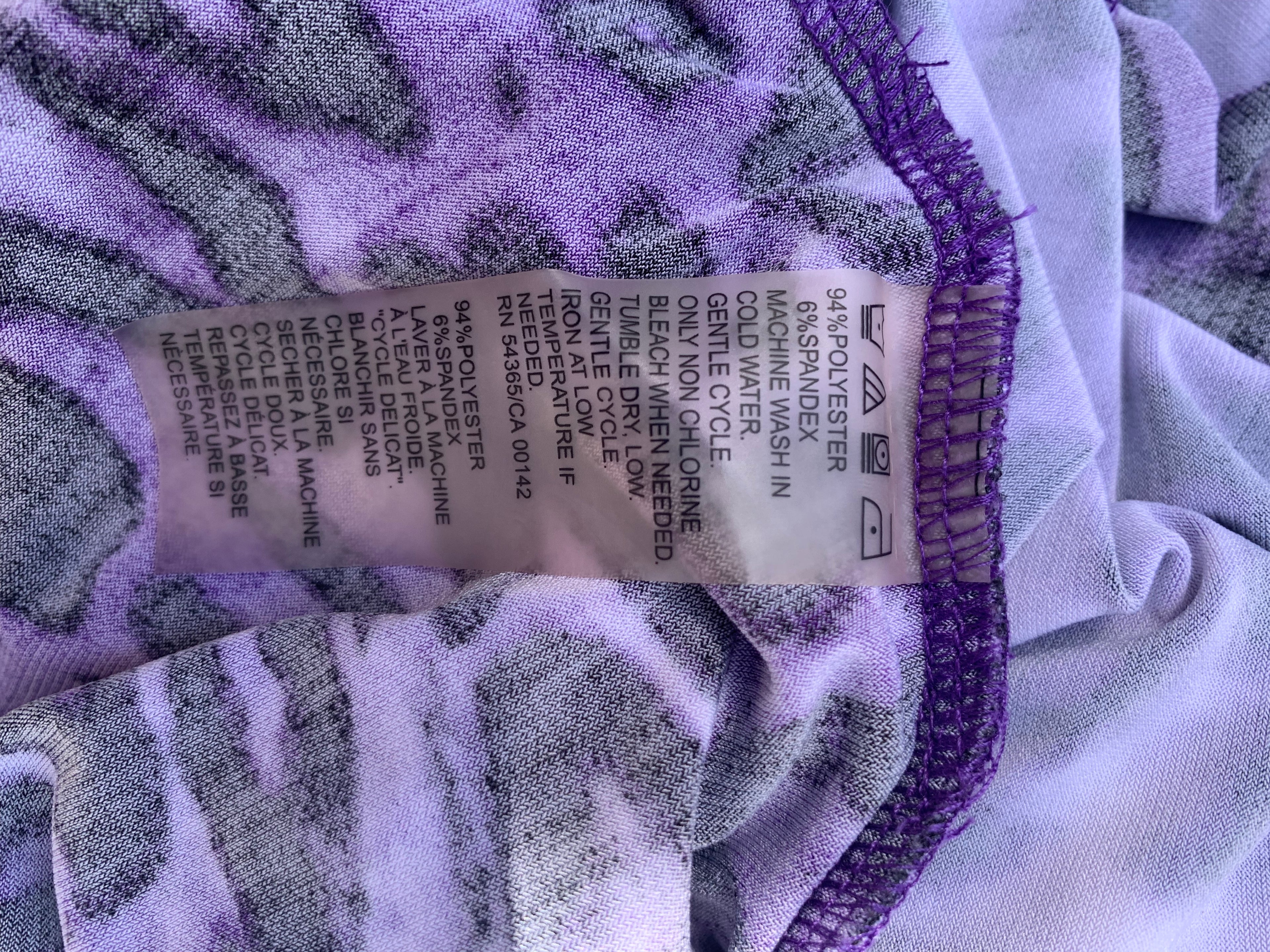 Allison Daley Purple Leopard Dress