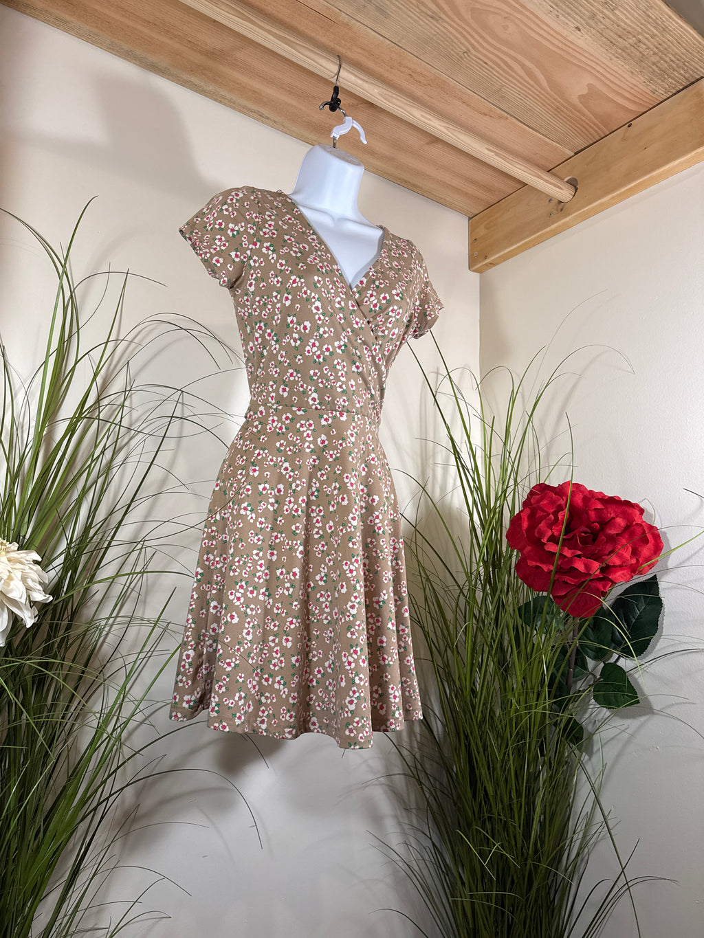 Rebel Sugar Faux Wrap Dress